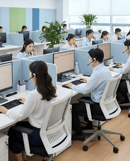 유형별 분류와 상담 배정